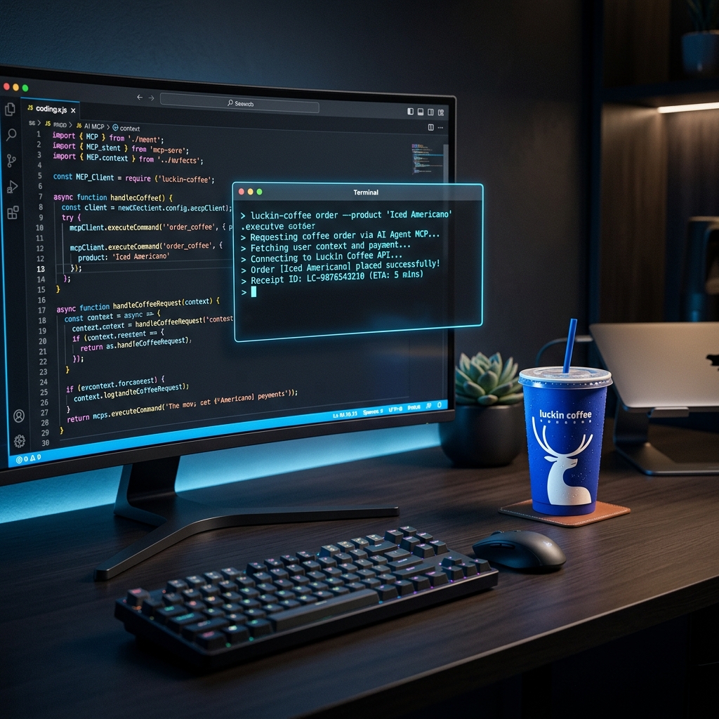 AIに「コーヒー注文」を直結：中国ラッキンコーヒー（Luckin Coffee）がMCP・CLIプラットフォームを一般公開