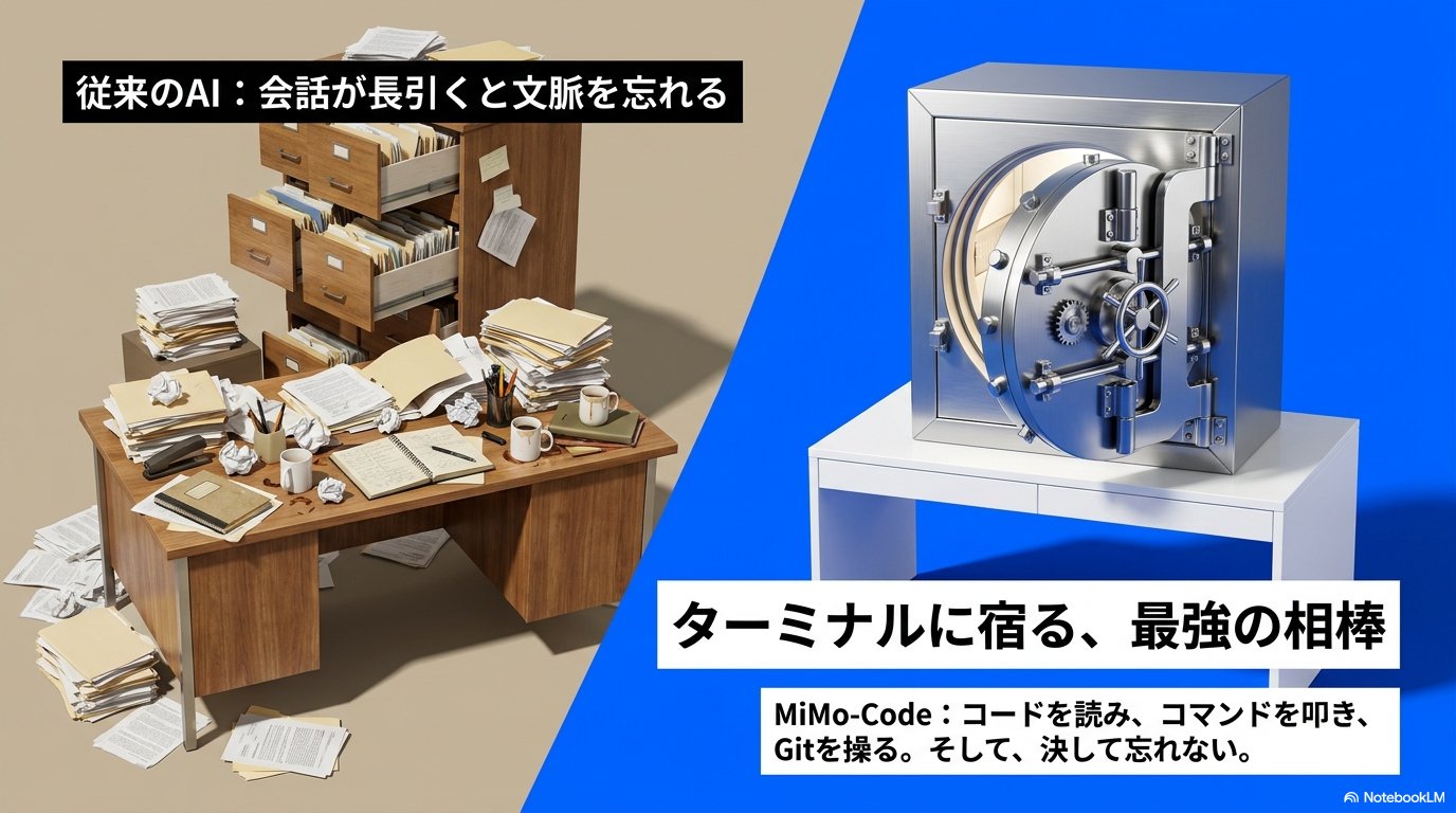 「記憶」と「自律」を備えたターミナルネイティブAIエージェント：Xiaomiがコーディング助手「MiMo Code」をMITライセンスでオープンソース公開